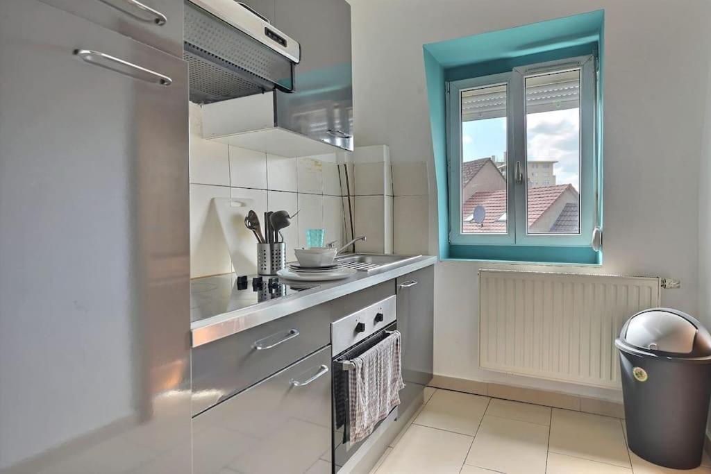 Appartement Charmant Tres Proche Centre-Ville, Parking Gratuits, Mulhouse Centre מראה חיצוני תמונה
