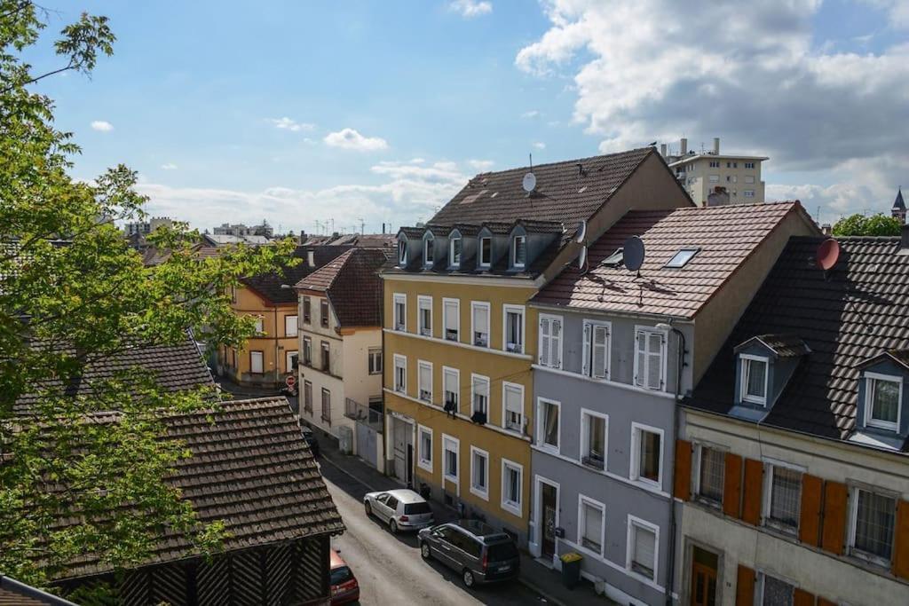 Appartement Charmant Tres Proche Centre-Ville, Parking Gratuits, Mulhouse Centre מראה חיצוני תמונה